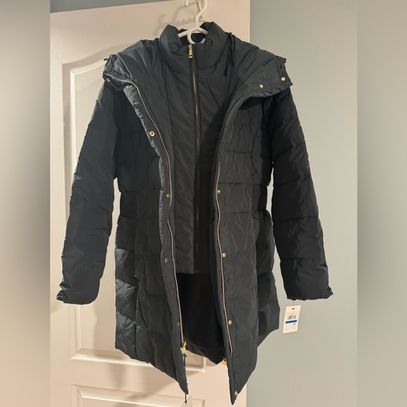 COLE HAAN Down Jacket Sz XL Graphite NWT - Picture 5 of 10